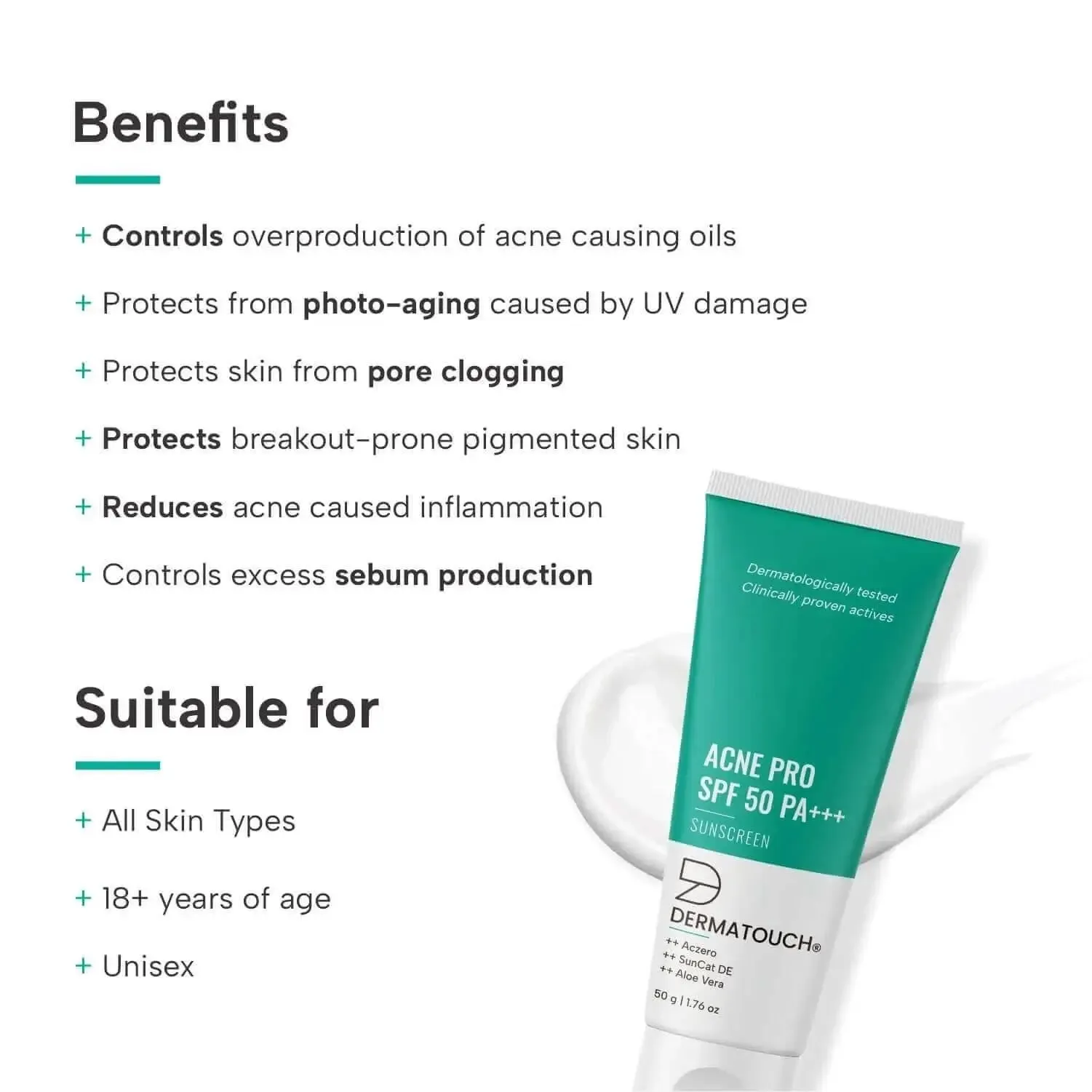 Acne Pro SPF 50 PA    Sunscreen - 50g