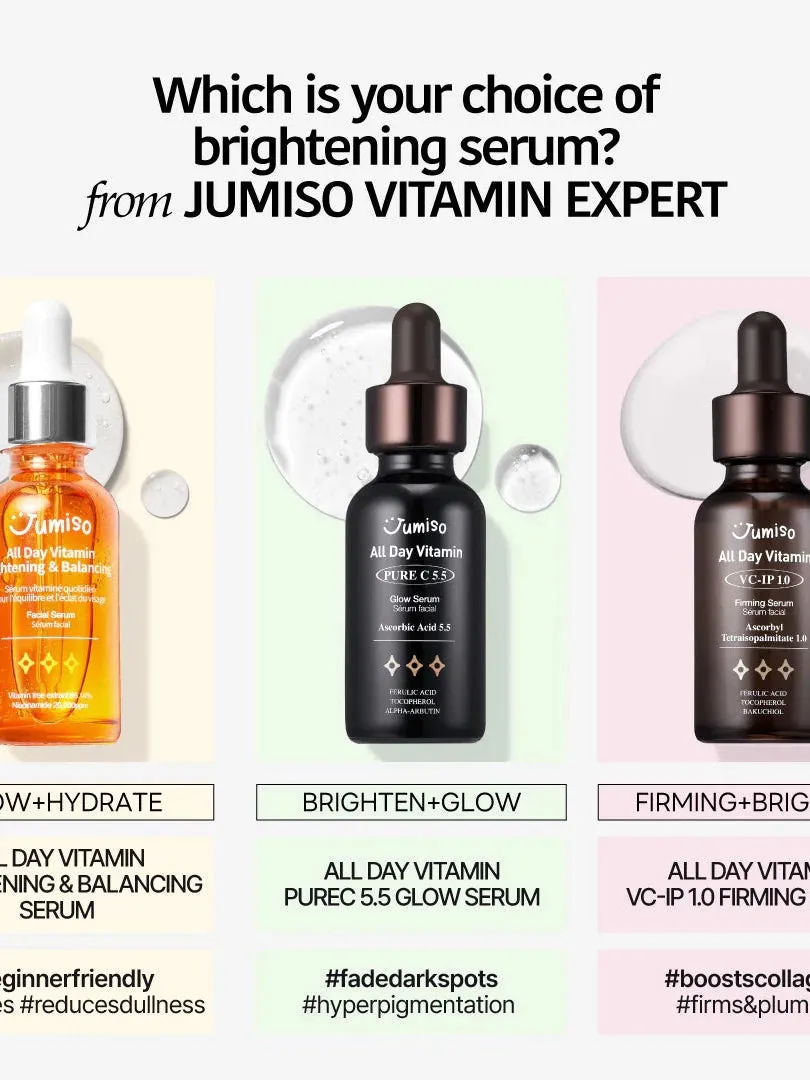 All Day Vitamin Serum 3 set (All Day Vitamin Brightening & Balancing Serum   Pure C 5.5 Glow Serum   VC-IP 1.0 Firming Serum)