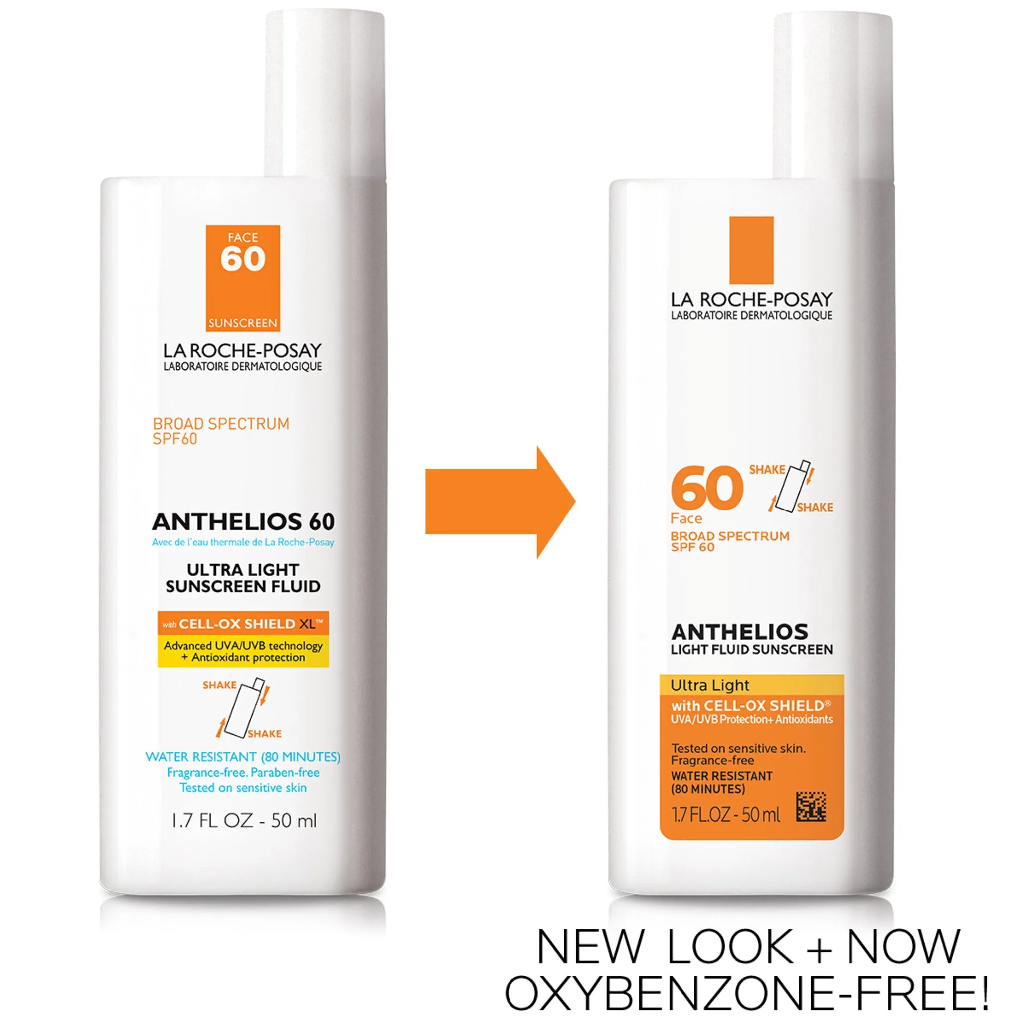 Anthelios Ultra-Light Fluid Face Sunscreen SPF 60