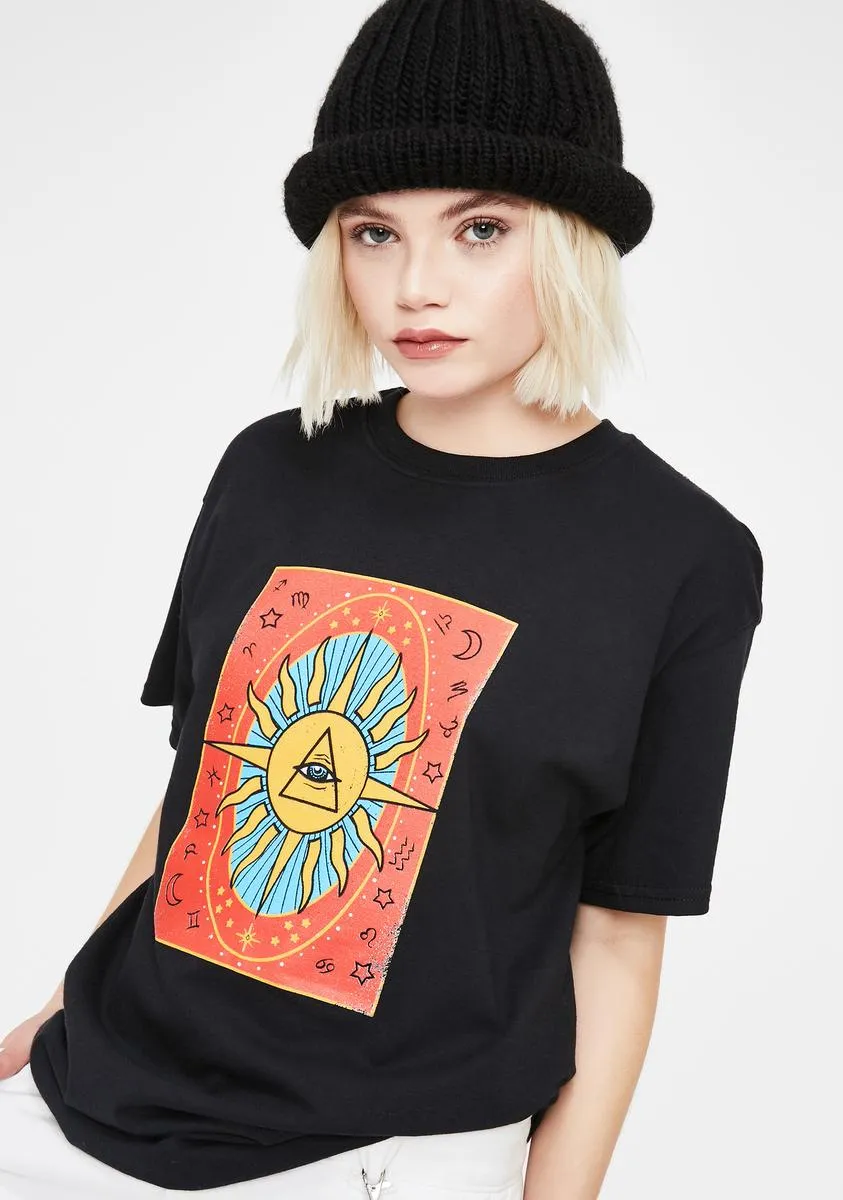 Astrology Sun Graphic Tee