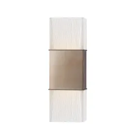 Aurora 14 In. 2 Lights Wall Light Bronze Finish
