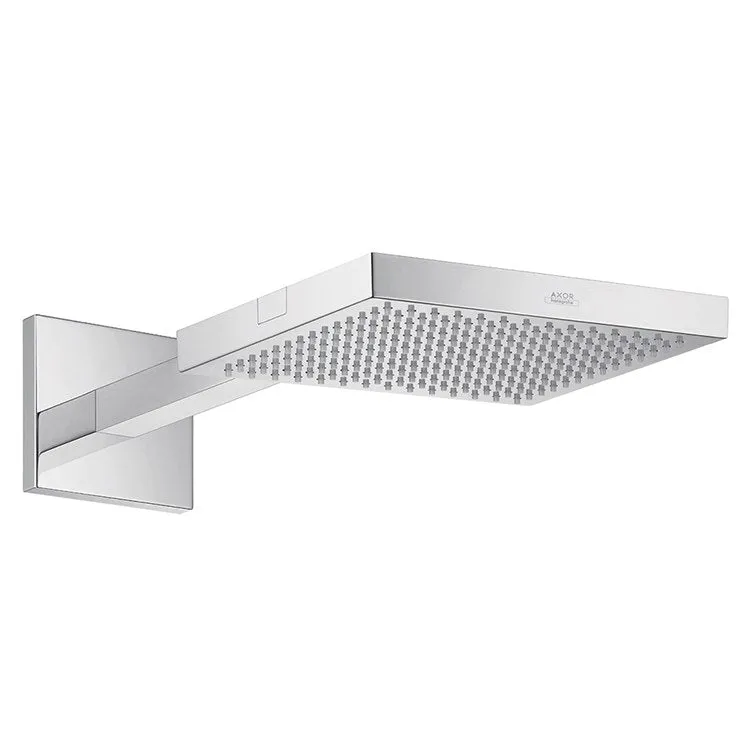 AXOR Starck Wall-Mount Single Function Square Shower Head with Shower Arm