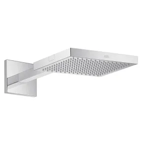 AXOR Starck Wall-Mount Single Function Square Shower Head with Shower Arm