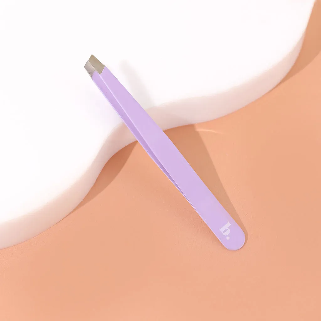 Bella Beauty Pro - Capri Purple Tweezers (Slanted)