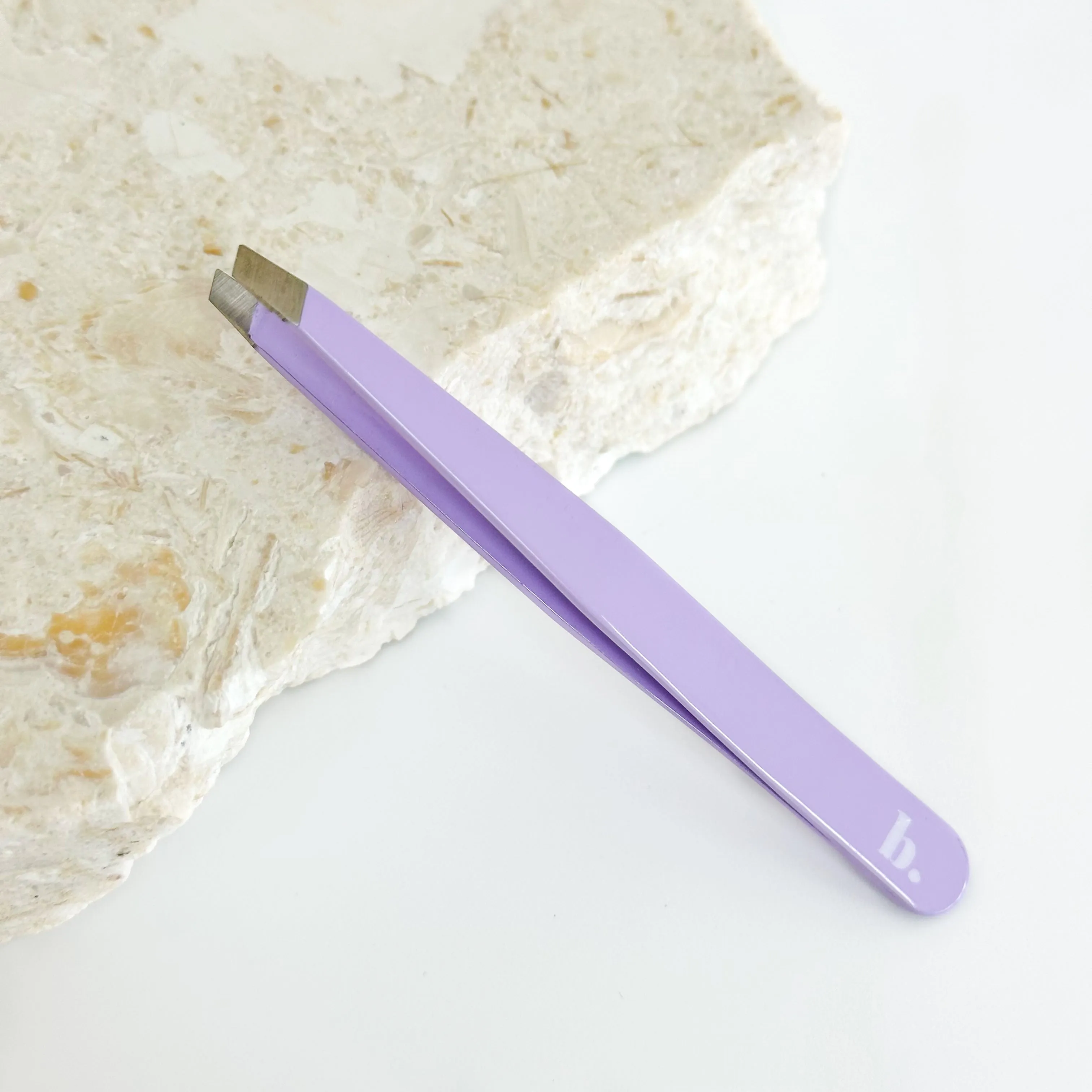 Bella Beauty Pro - Capri Purple Tweezers (Slanted)
