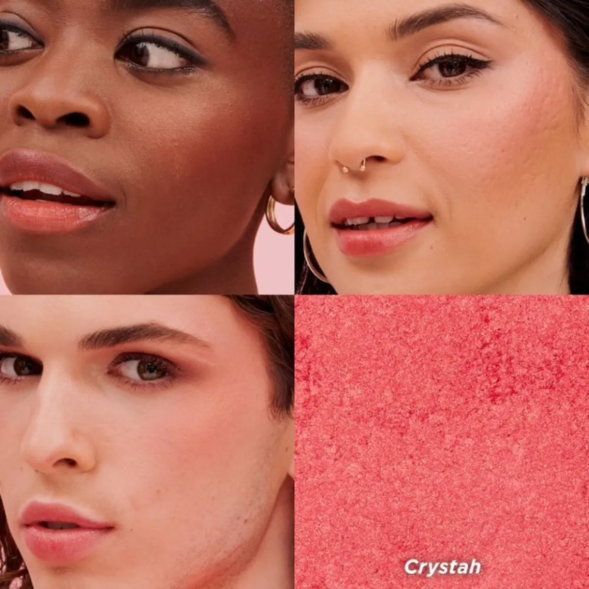 Benefit Powder Mini Crystah Strawberry Pink Blush.