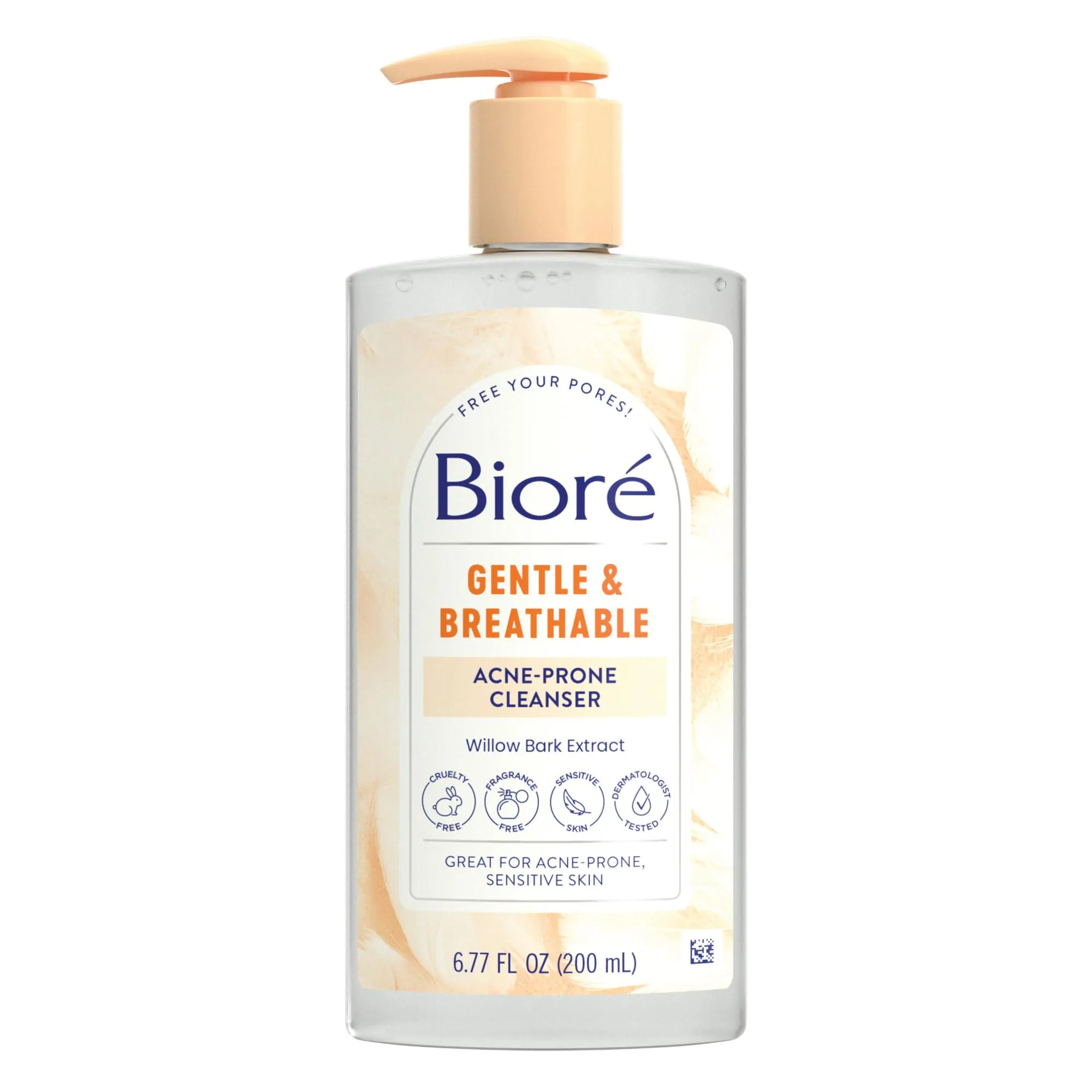 BIORE Gentle & Breathable Acne Face Wash غسول البشرة الحساسة من بيور