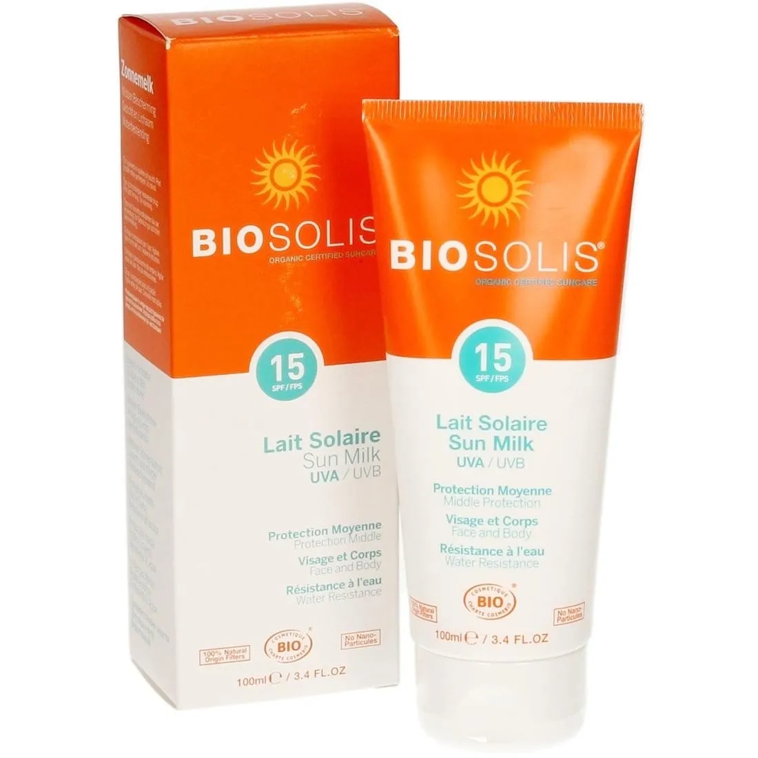Biosolis Sun Milk for Face & Body SPF 15 (NEW!)