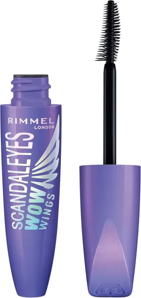 Black 12ml Rimmel Scandaleyes WOW Wings Volumising Mascara