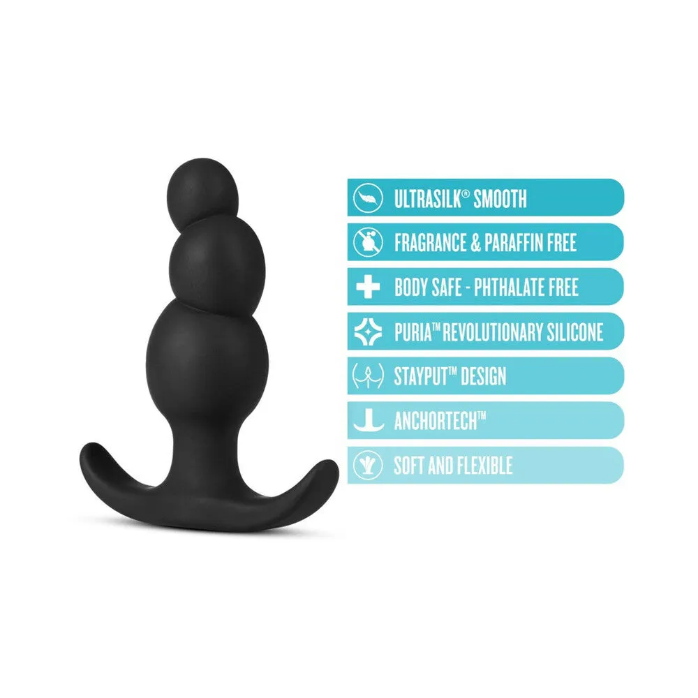 Blush Anal Adventures Stacked Plug - Black