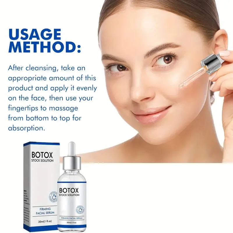 Botox Original Liquid Facial Essence, Skin Collagen, Moisturizing And Plump Skin, 30ml/1.01 Fl Oz