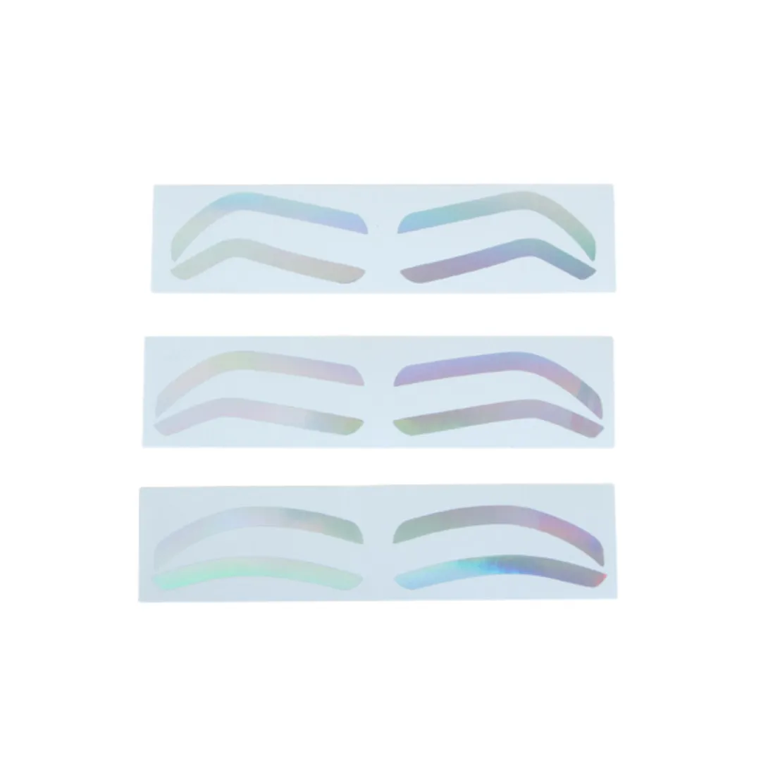 Brow Shaping Stencils - Airbrush Brow Guide Tape (12pcs - 3 Styles)