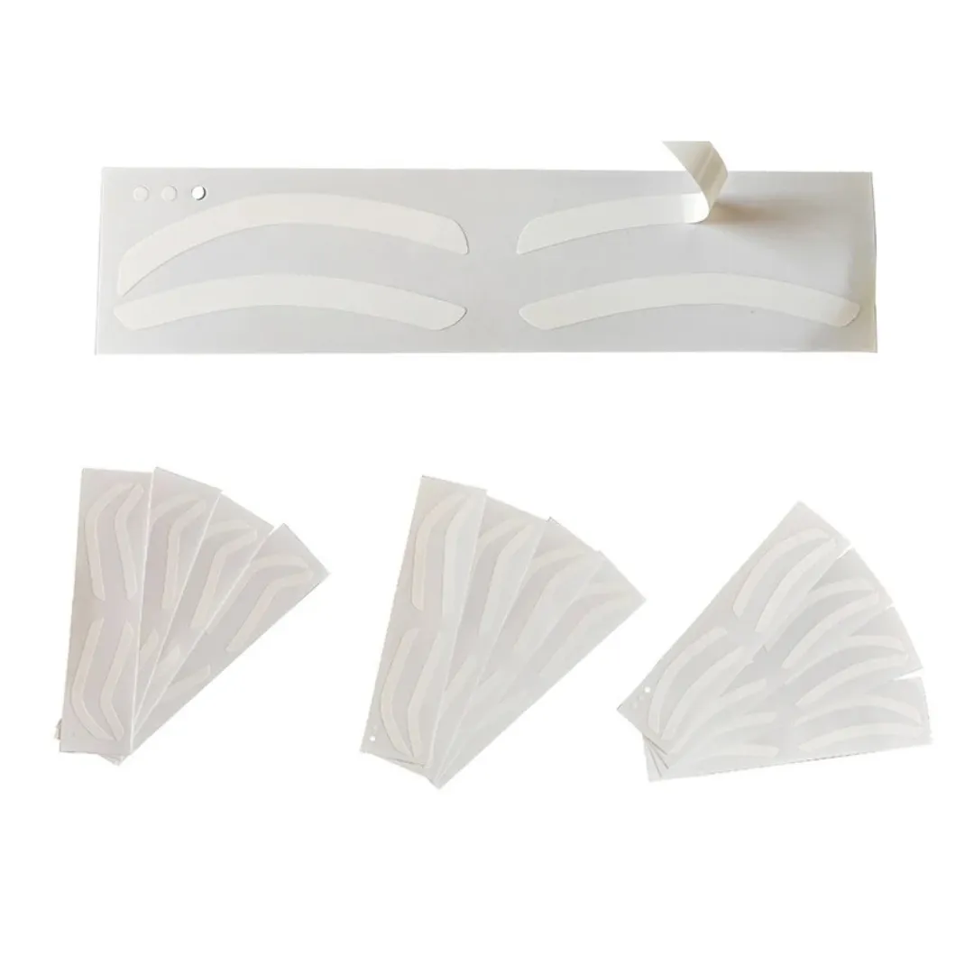 Brow Shaping Stencils - Airbrush Brow Guide Tape (12pcs - 3 Styles)