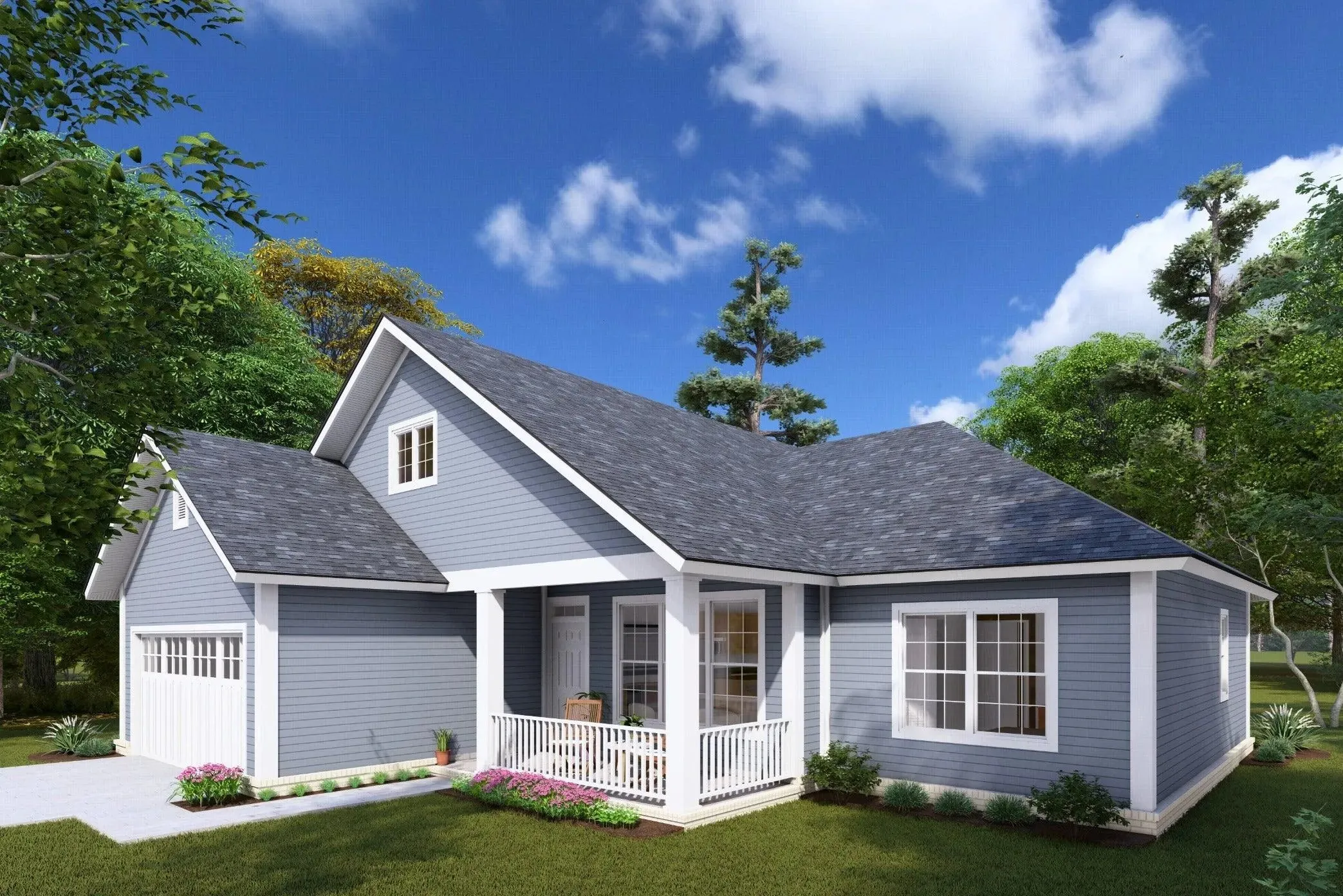 Charming 3-Bedroom Home: 1272 sq ft