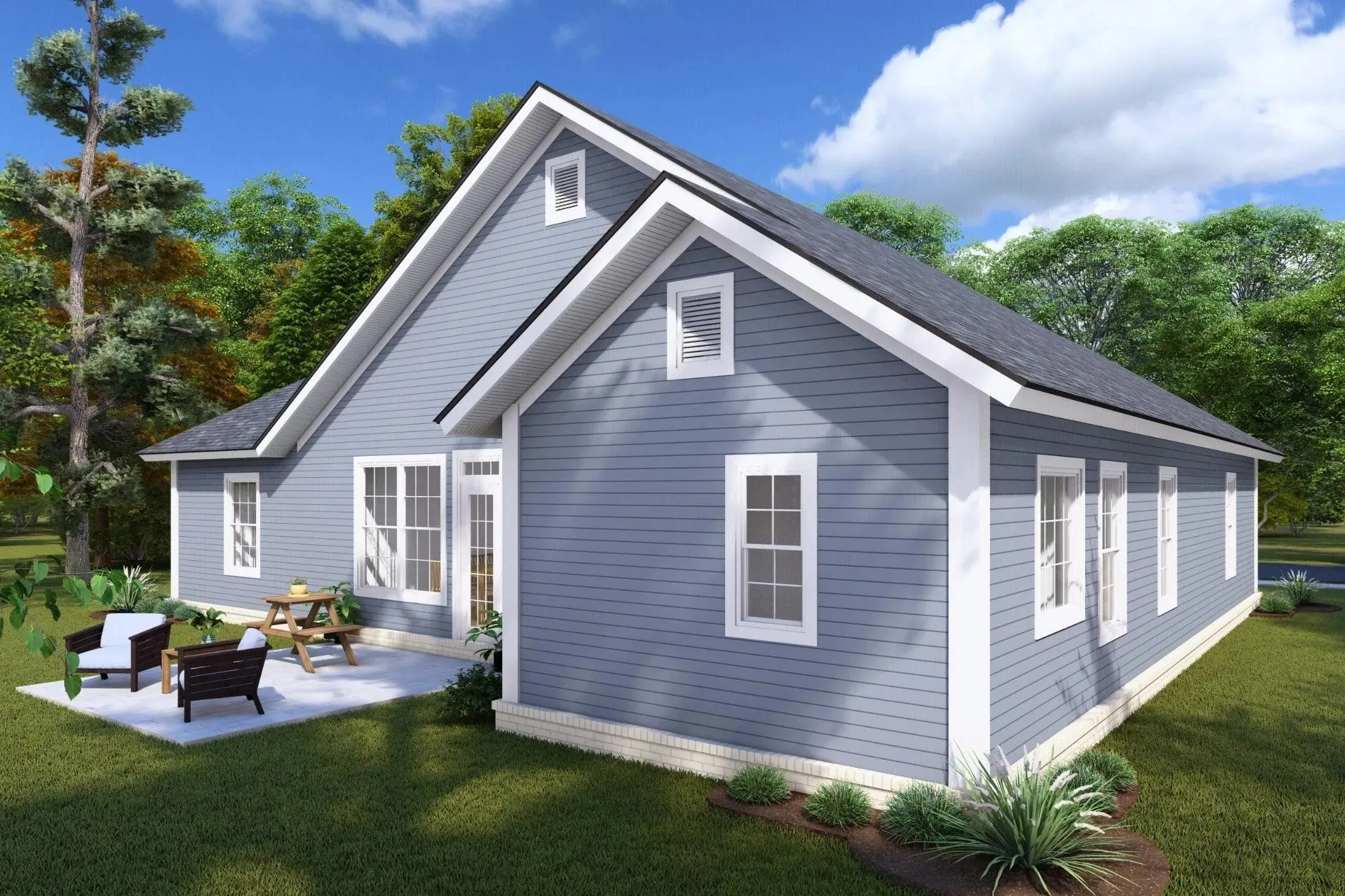 Charming 3-Bedroom Home: 1272 sq ft