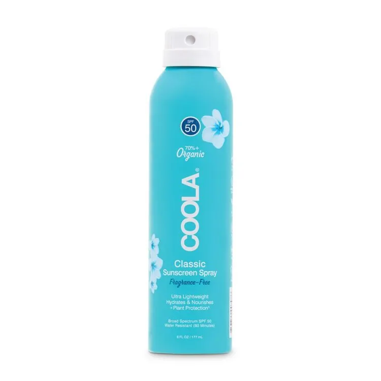 COOLA Classic Body Organic Sunscreen Spray SPF 50 - Fragrance Free
