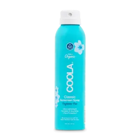 COOLA CLASSIC BODY SPF 50 FRAGRANCE FREE SUNSCREEN SPRAY