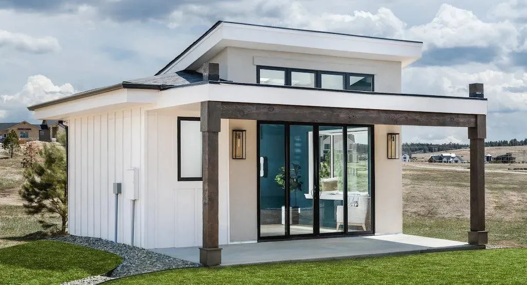 Cozy Studio Home Plan with Half Bath and Slab Foundation