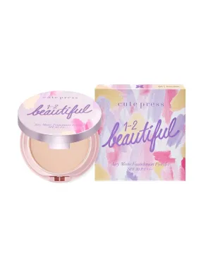 Cute Press 1-2 Beautiful Airy Matte Foundation Powder SPF 30 PA    13g 02 Light Beige (Thai)