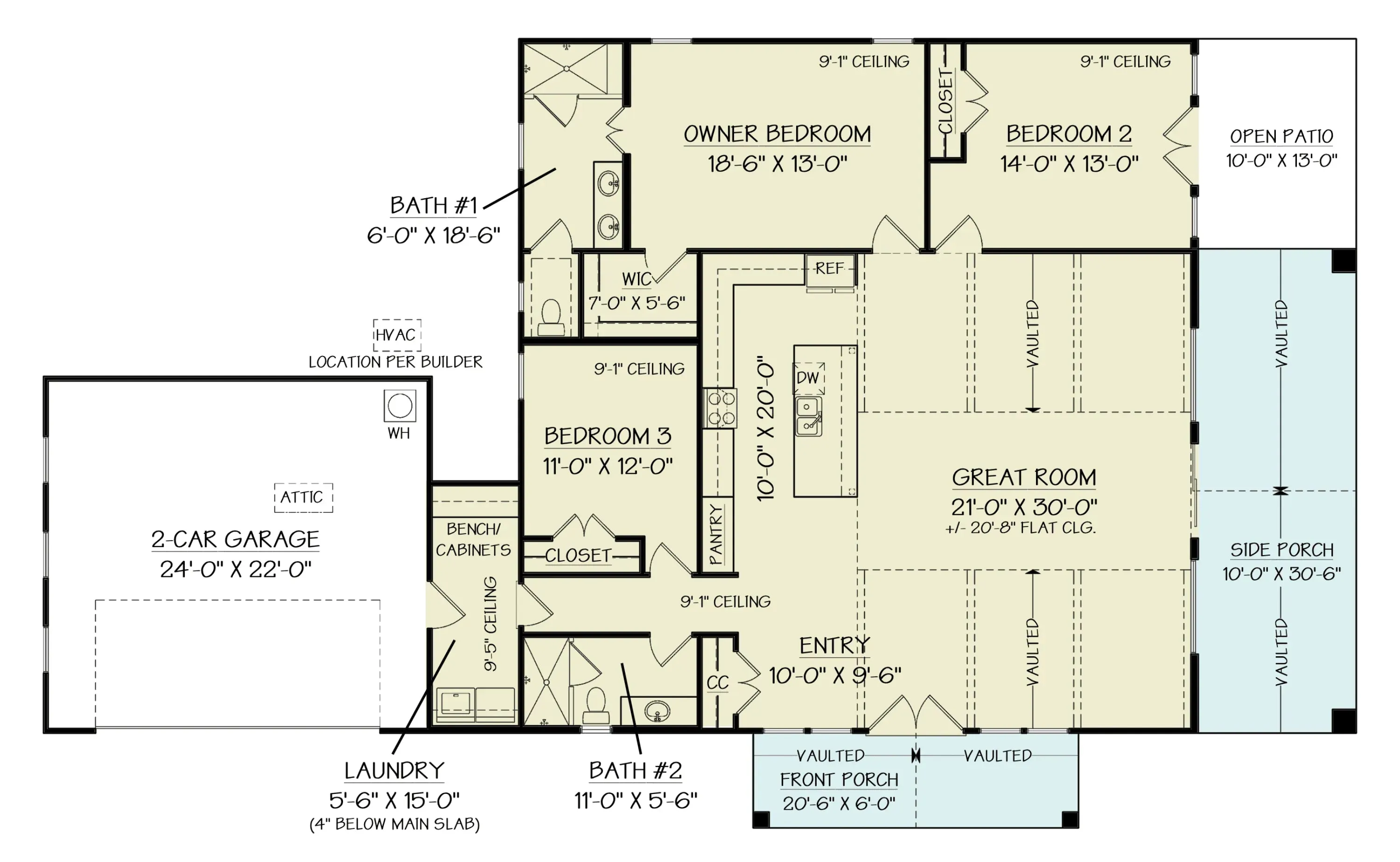 Delightful House Plan: 3 Bedrooms, 1983 sq ft