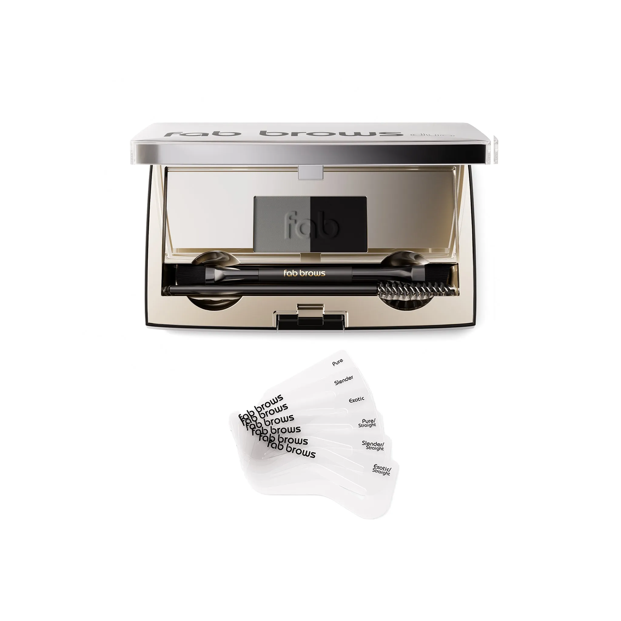 Fab Brows Duo Eyebrow Stencil Kit