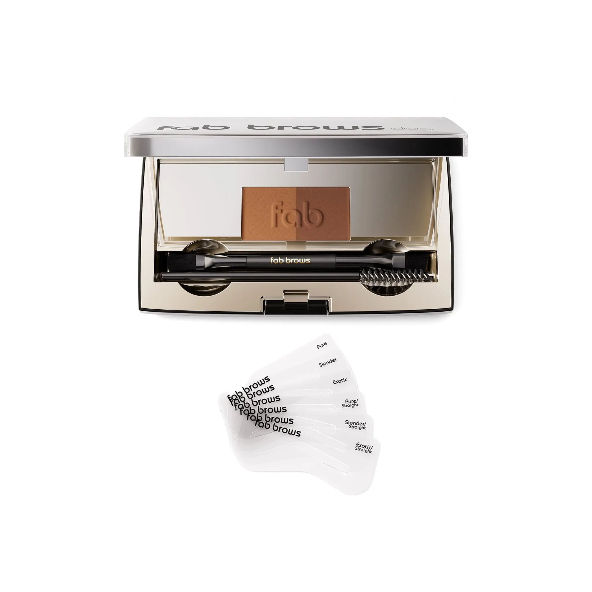 Fab Brows Duo Eyebrow Stencil Kit