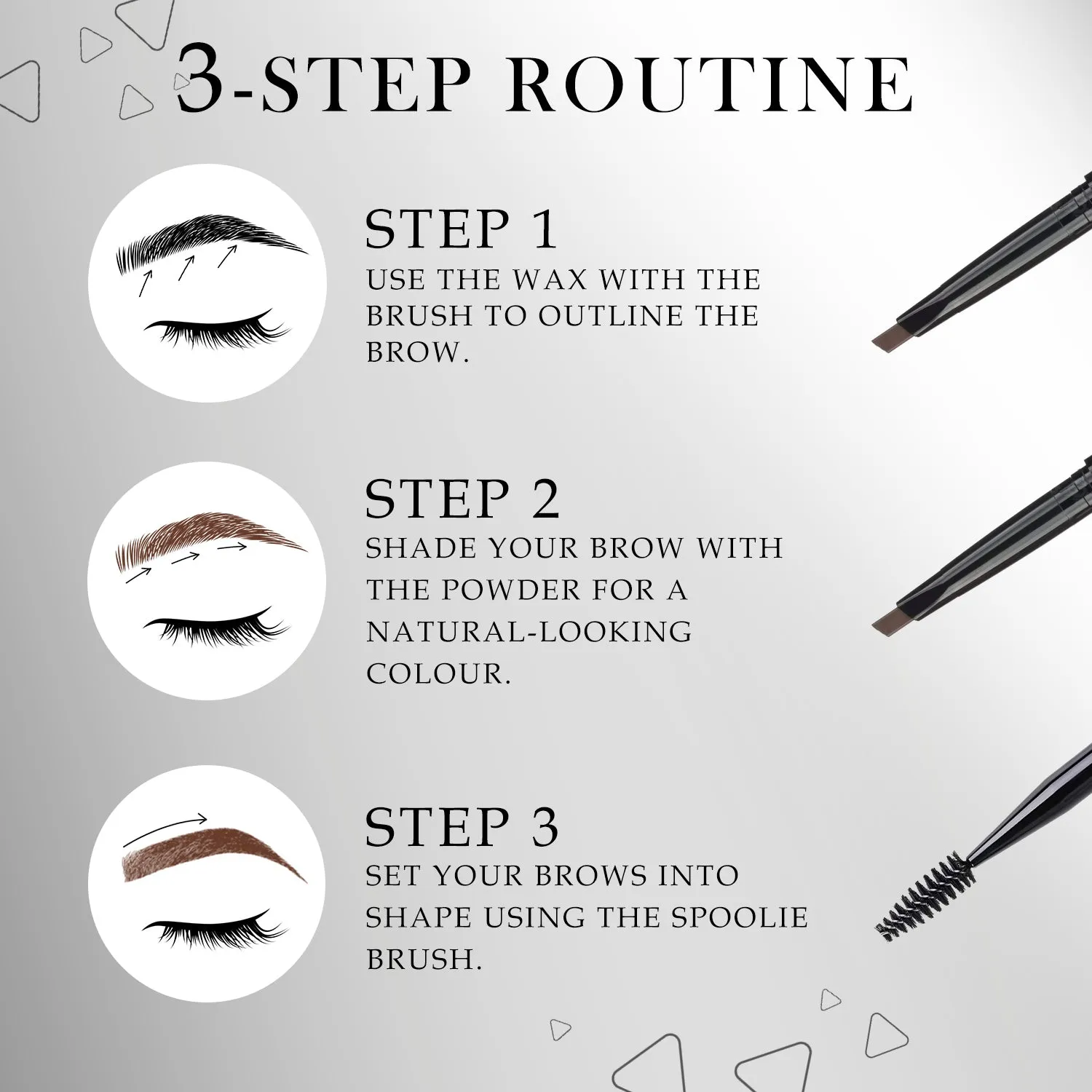 FC HD Shape Up Brow Kit Grey 01 2.8g
