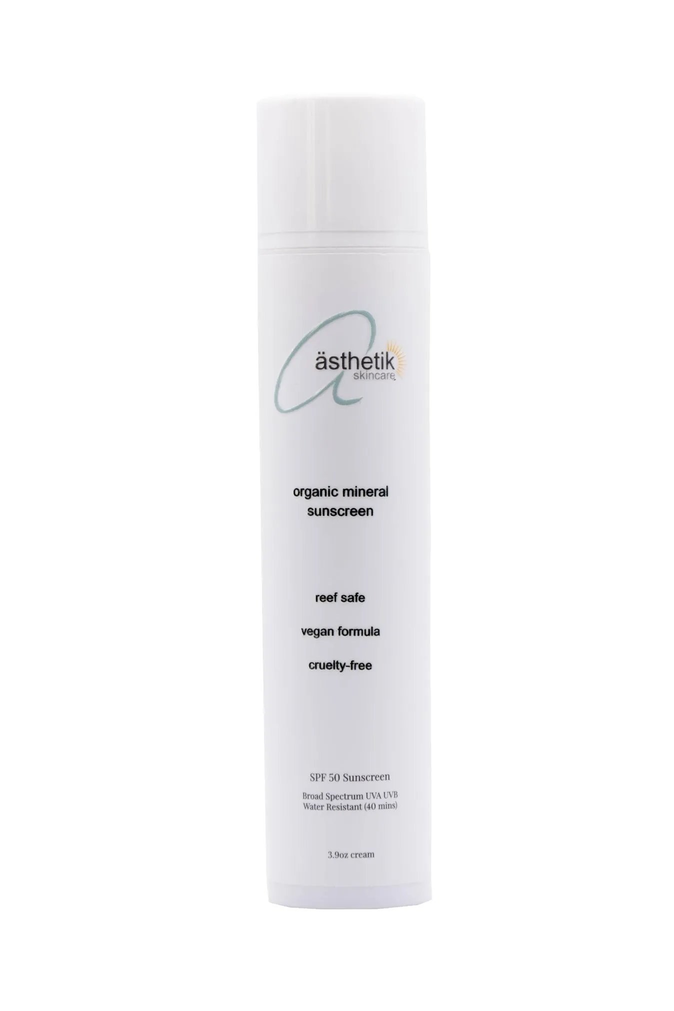 FSA HSA Eligible organic tinted mineral reef-safe sunscreen SPF 50 | 3.9oz