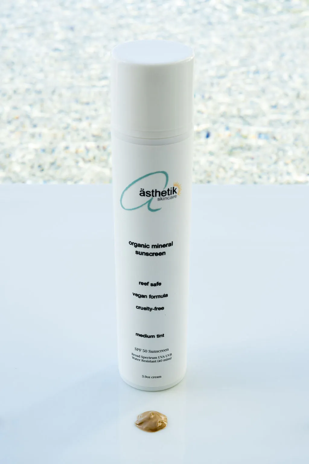 FSA HSA Eligible organic tinted mineral reef-safe sunscreen SPF 50 | 3.9oz