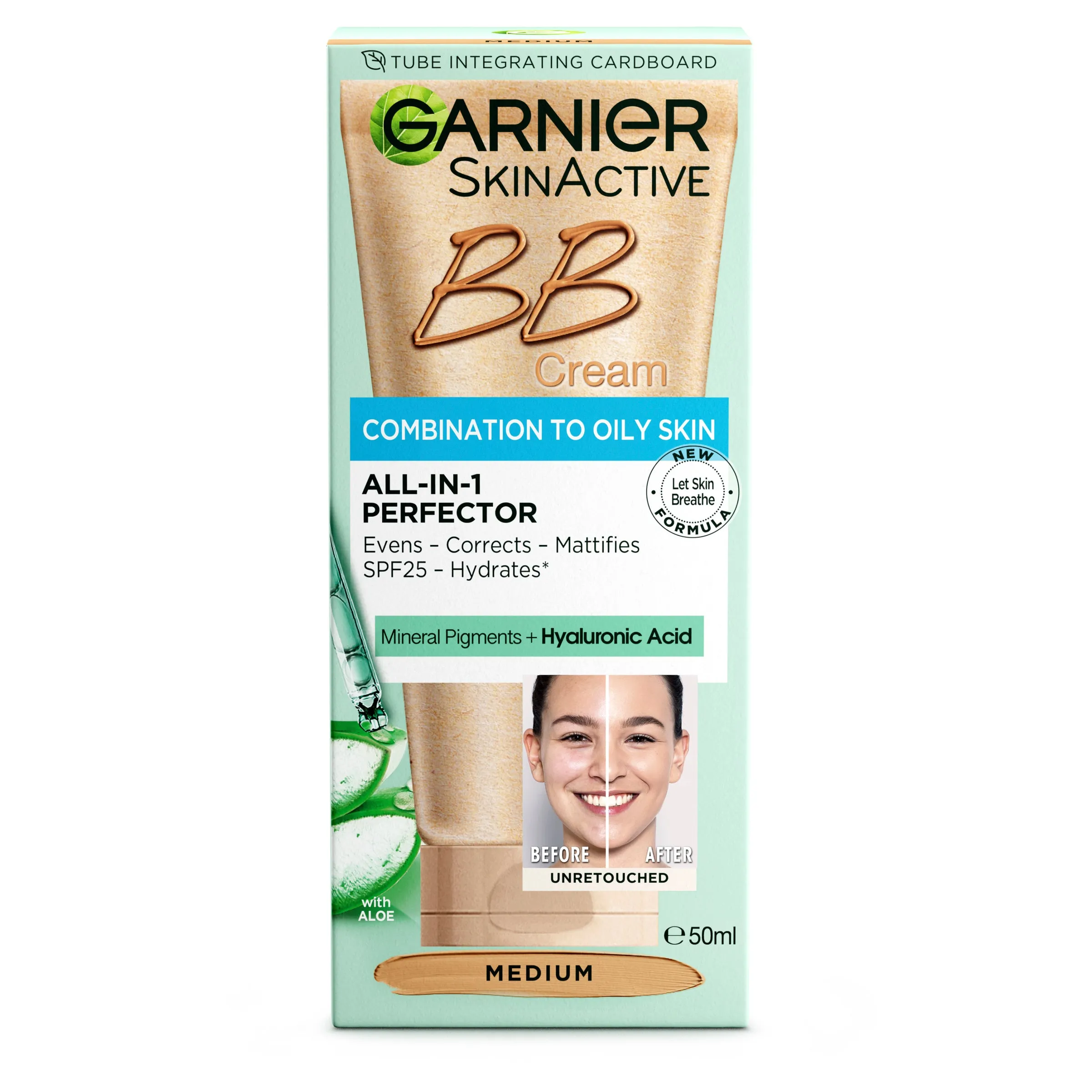 Garnier BB Cream All-In-One Perfector Oil Free Medium SPF 25 50mL