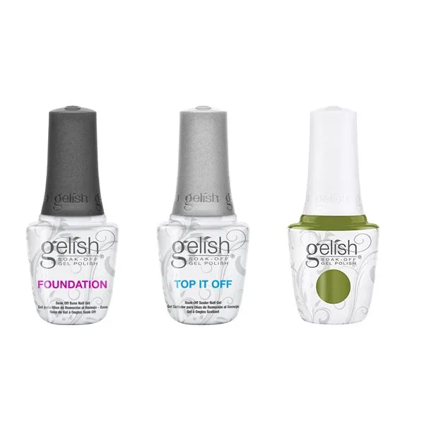 Gelish Combo - Base, Top & Freshly Cut