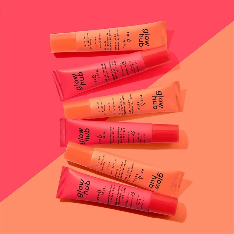 Glow Hub Pep Talk Plumping Peptide Rescue Balm - Cranberry