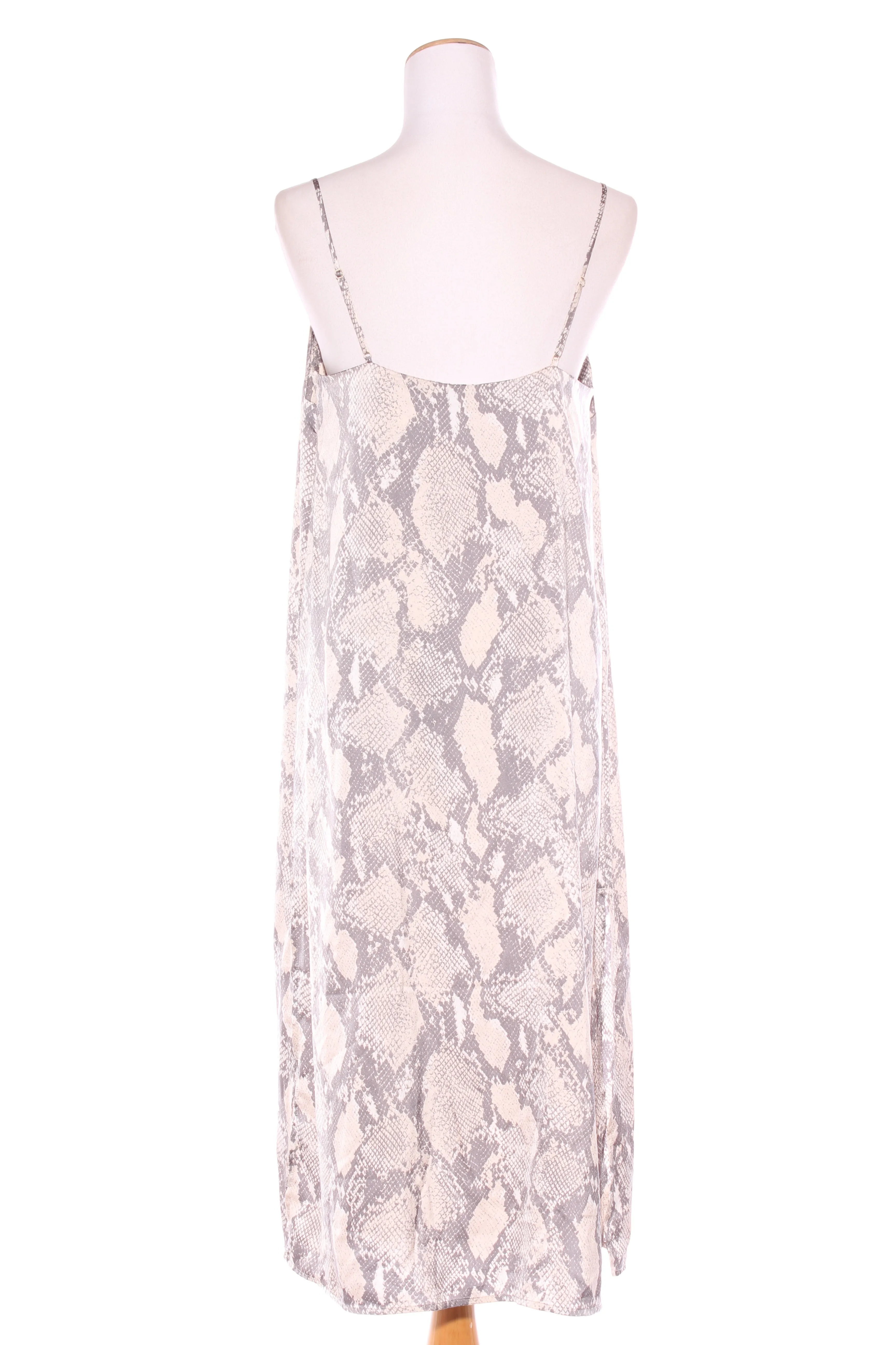 H&M - Snakeskin print silky midi dress! 10-12