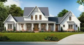 Inviting 4-Bedroom Home with Expansive Porches and Side-Load Garage