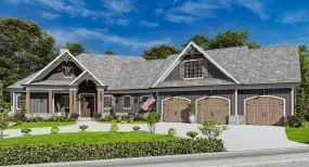 Inviting House Plan: 2,243 sq ft Family Home with Optional Bonus Room
