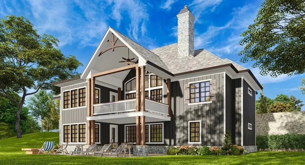 Inviting House Plan: 2,243 sq ft Family Home with Optional Bonus Room