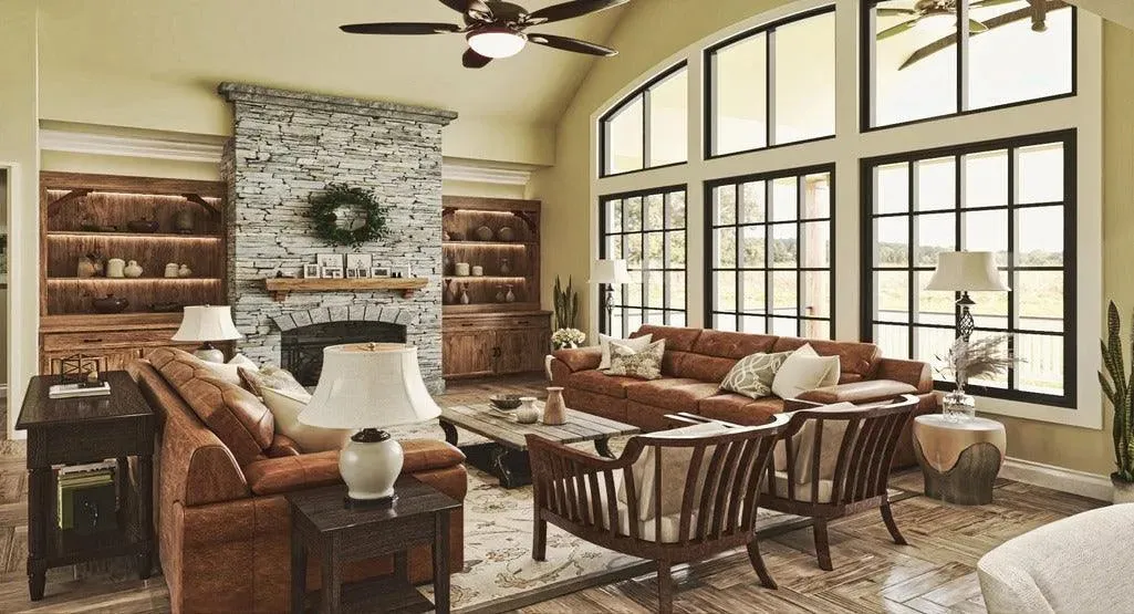 Inviting House Plan: 2,243 sq ft Family Home with Optional Bonus Room