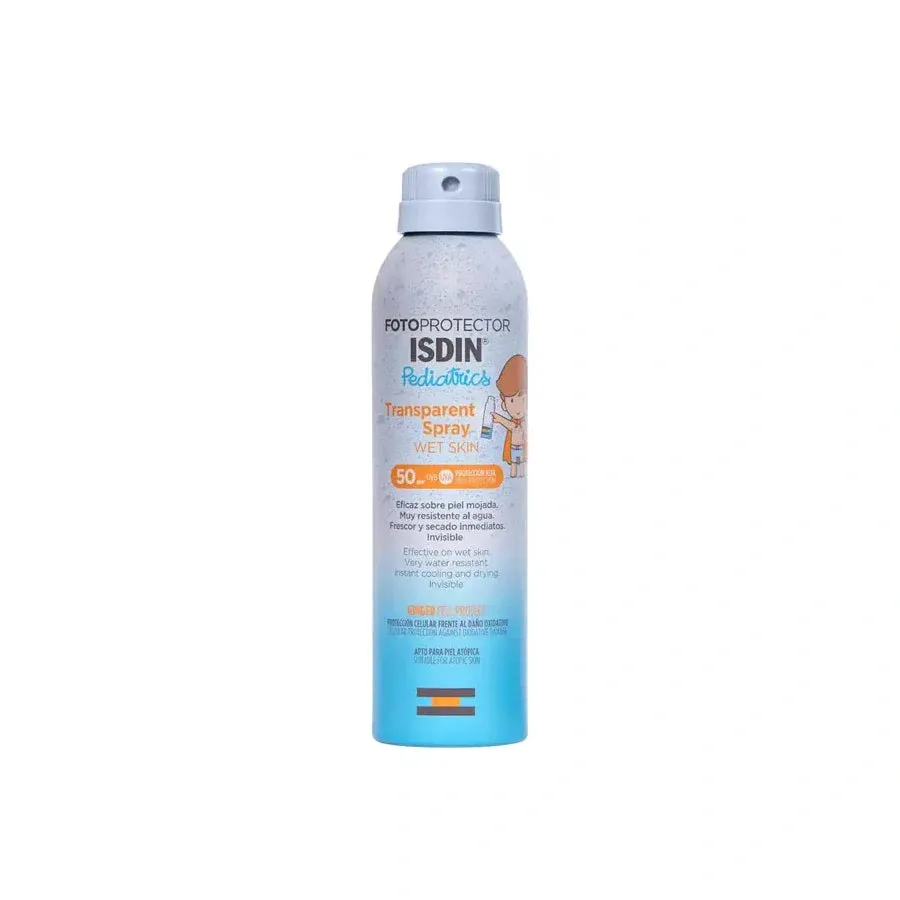 Isdin Fotoprotector Pediatrics Wet Skin Transparent Spray 50  250ml