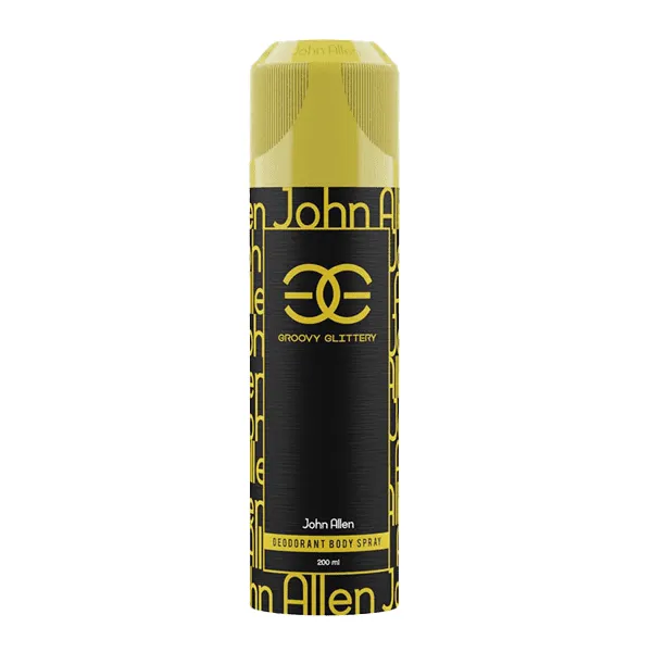 JOHN ALLEN GROOVY GLITTERY DEODORANT BODY SPRAY 200ML