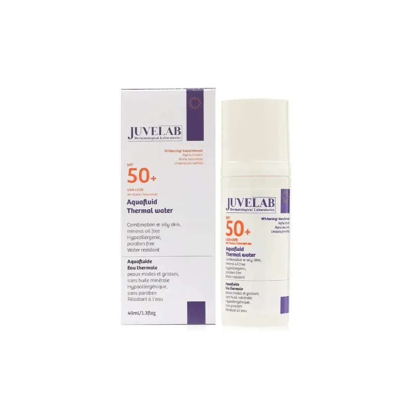 Juvelab SPF 50  Whitening Aquafluid Thermal Water 40ml