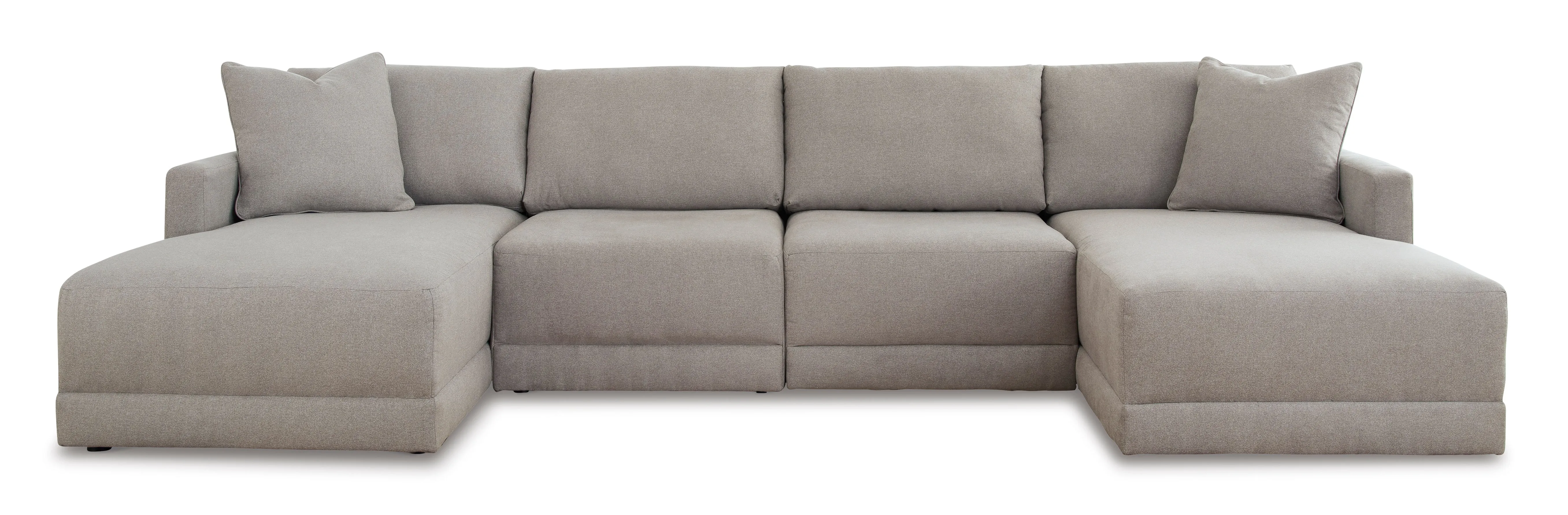 Katany Shadow 4-Piece Double Chaise Sectional