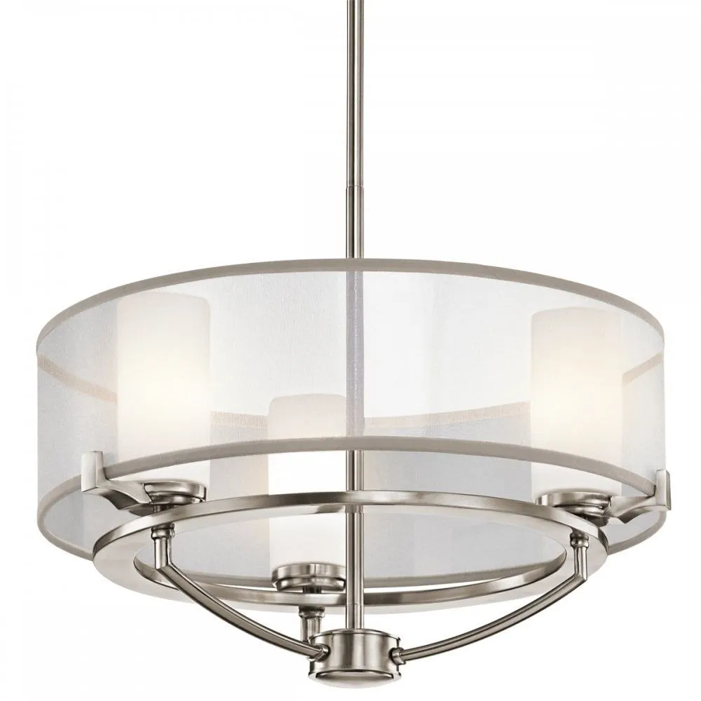 Kichler KL/SALDANA3 Saldana 3 Light Chandelier Classic Pewter
