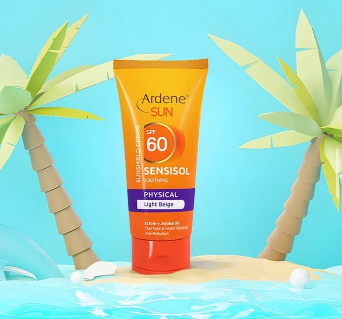 light beige sunscreen SPF60 - 50ml