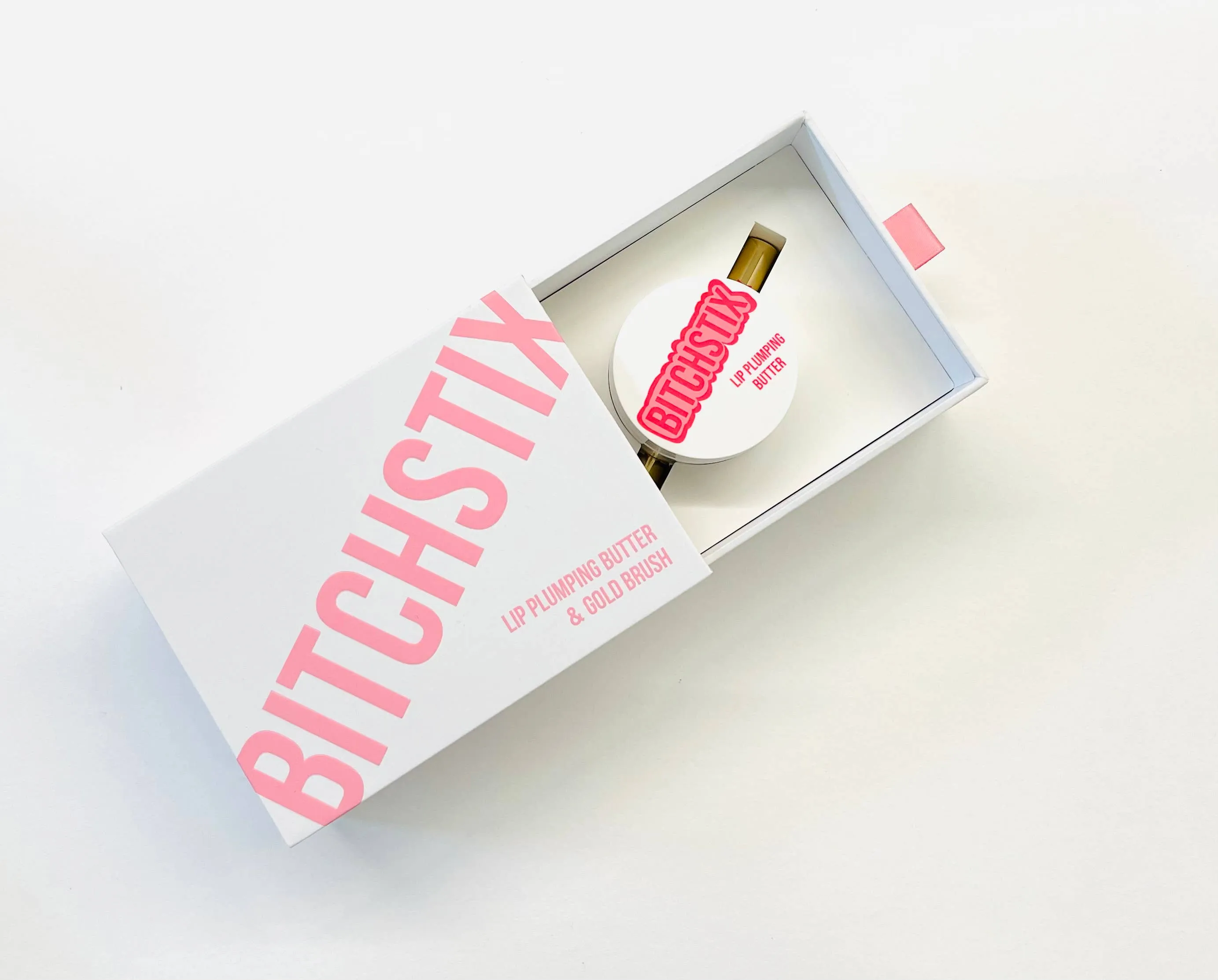 Lip Plumper and Gold Lip Brush Set