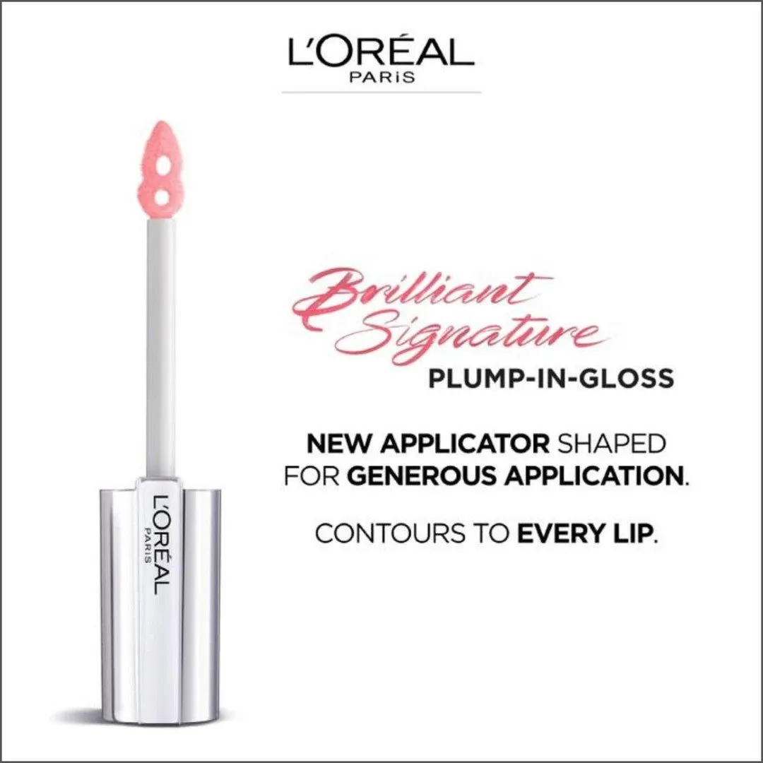 L'Oréal Paris Brilliant Signature Plumping Gloss - 402 I Soar
