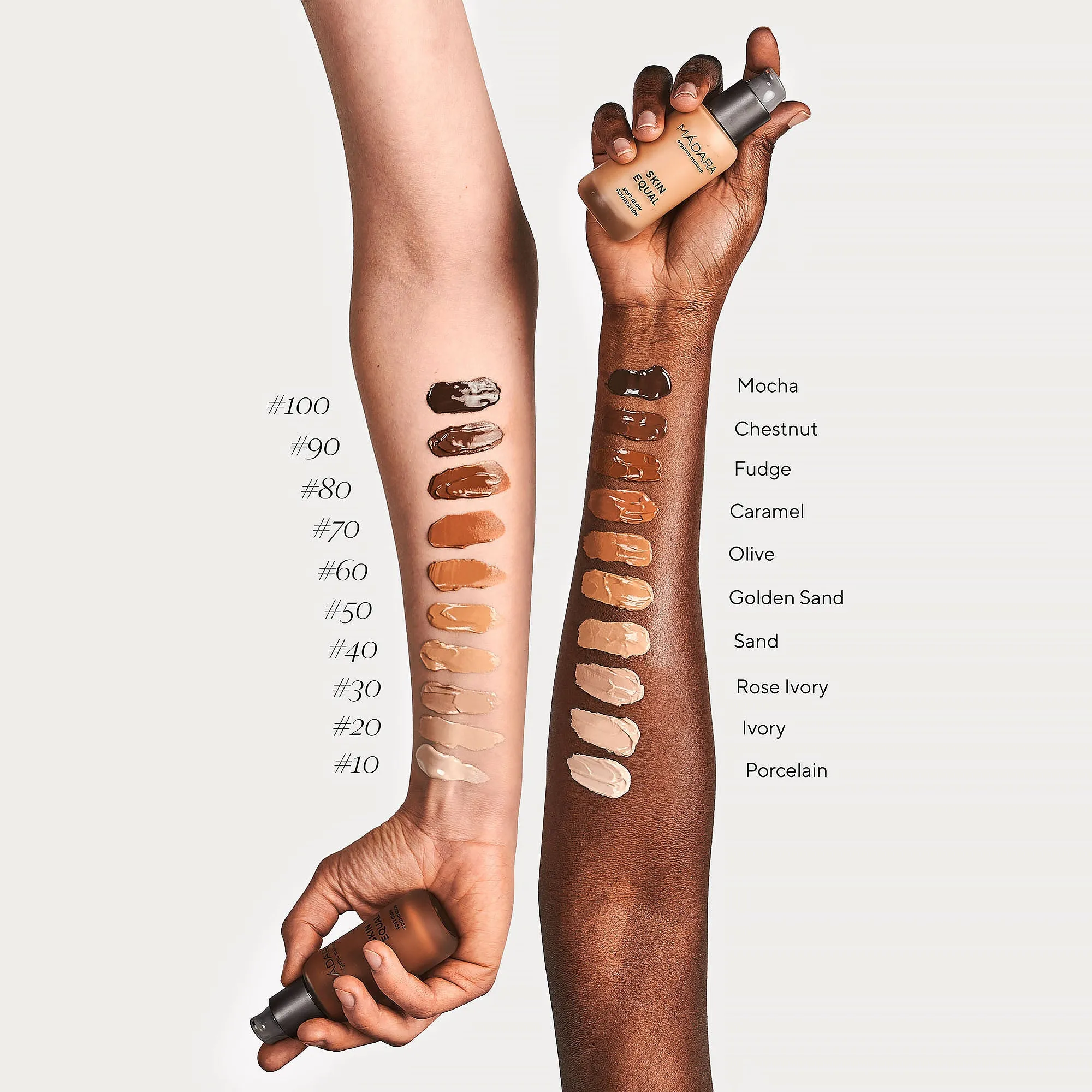 Madara SKIN EQUAL Foundation, #80 FUDGE 30ml