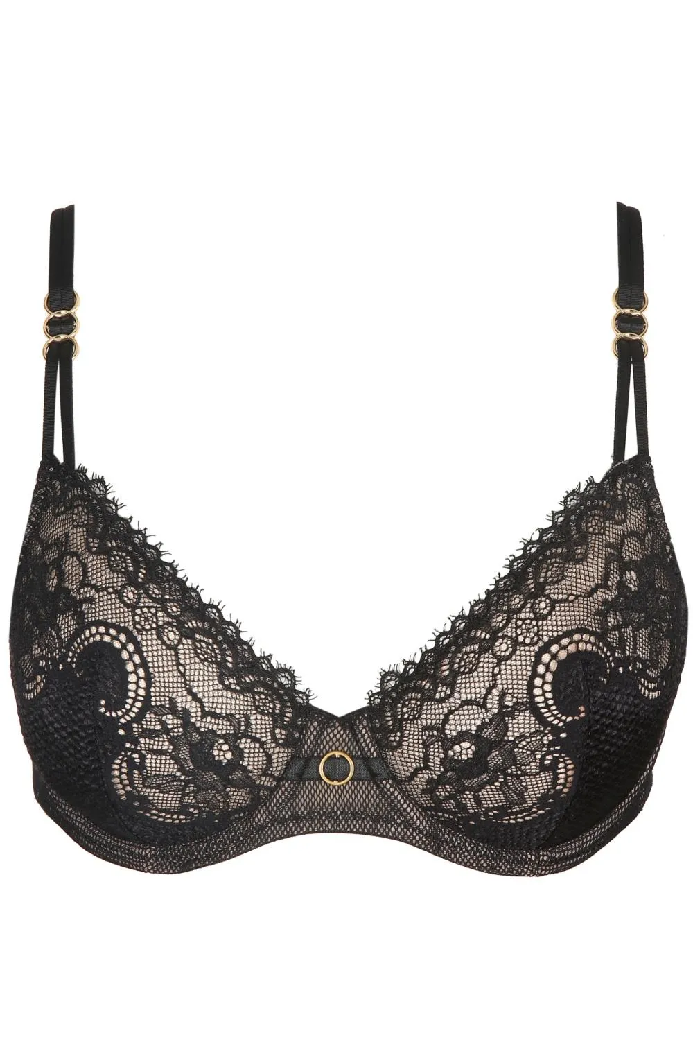 Marie Jo Junoo Underwired Balcony Bra, Black (0102711)