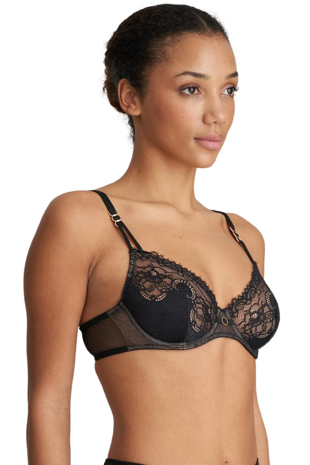 Marie Jo Junoo Underwired Balcony Bra, Black (0102711)