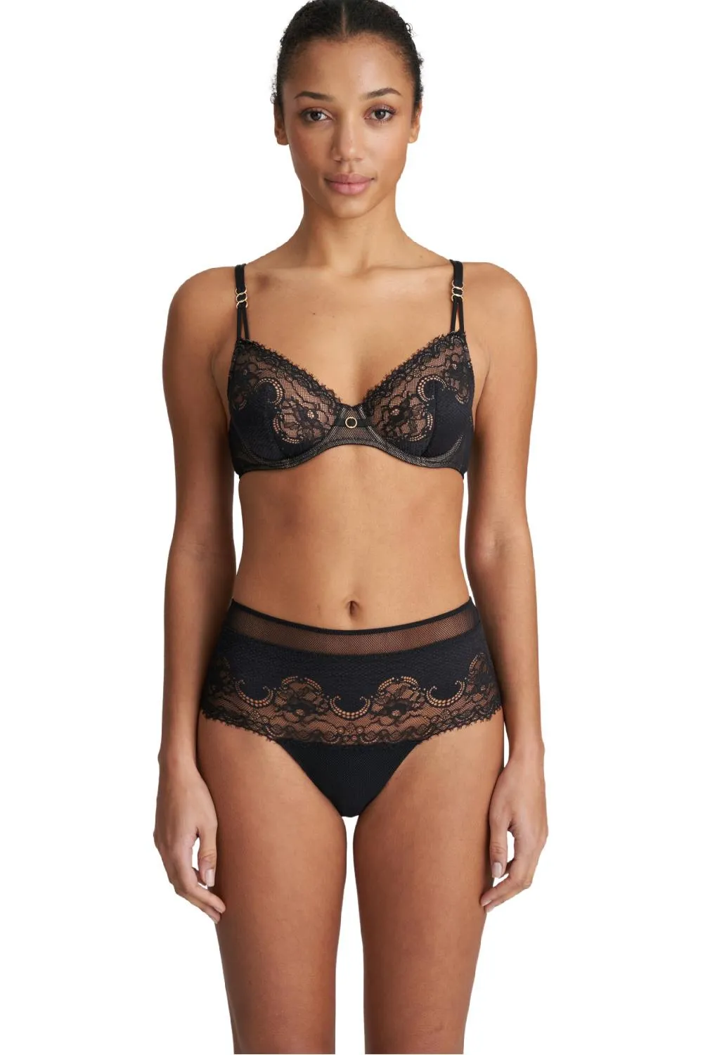Marie Jo Junoo Underwired Balcony Bra, Black (0102711)