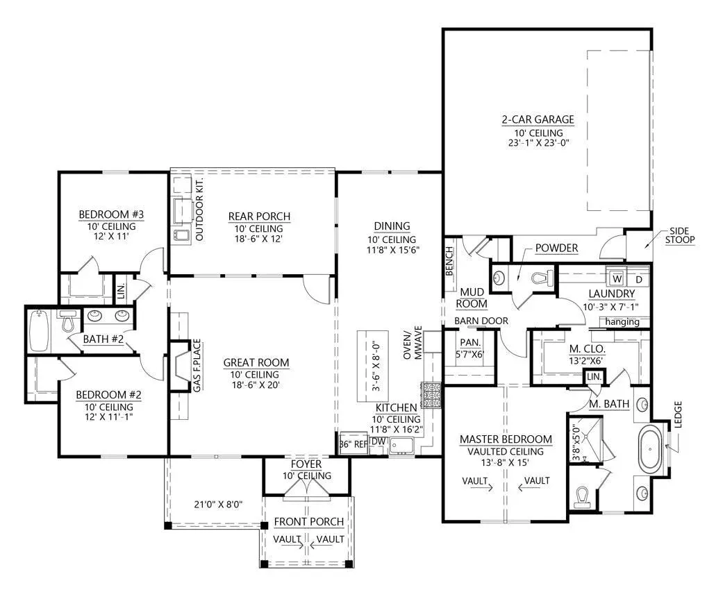 Modern 3-Bedroom Home with 1,993 sq ft of Comfortable Living